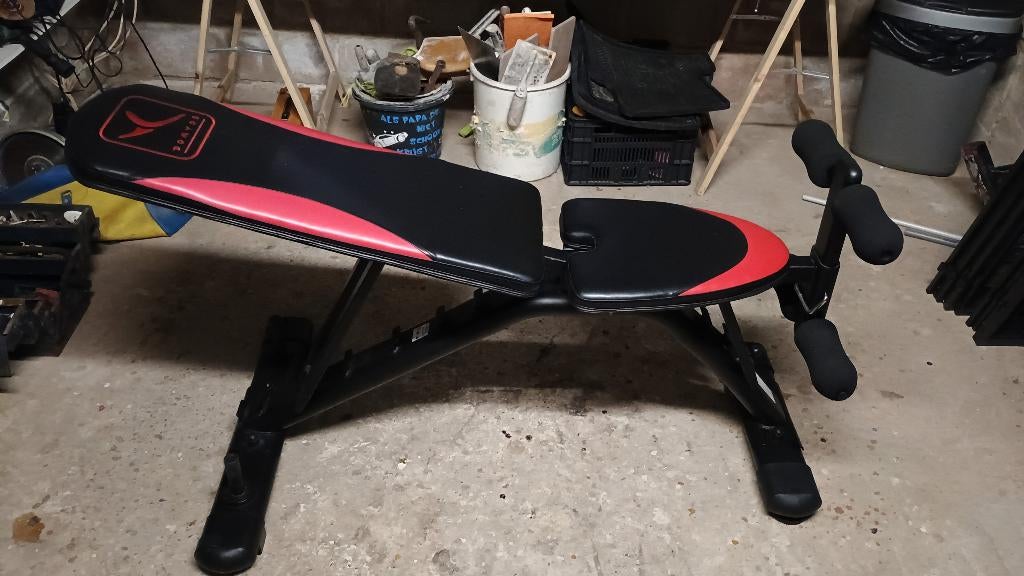 Te koop fitness bankje, Ophalen, Gebruikt, Benen, Metaal