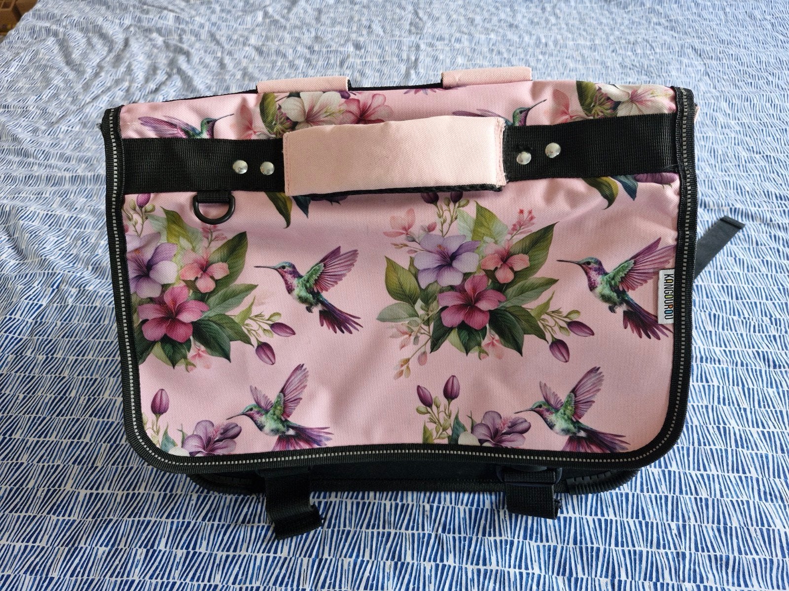 schooltas merk kangoeroe. zeer mooie staat., 30 tot 40 cm, Overige kleuren, Aktetas of Boekentas, Ophalen of Verzenden