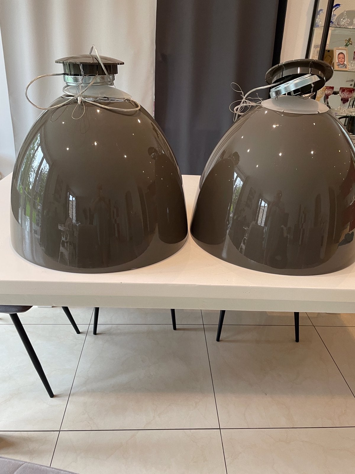 Paire de suspension Artemide Nur Gloss-E. Gismondi, Enlèvement, Comme neuf