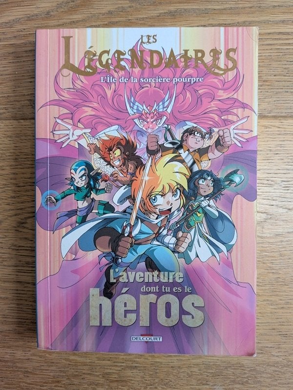 livre: Les Légendaires. L'Ile de la sorcière pourpre, Enlèvement, Utilisé