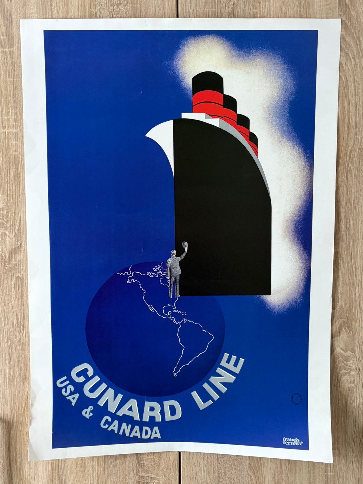 Affiche Gunard Line, Verzamelen, Ophalen of Verzenden, Gebruikt, Overige typen