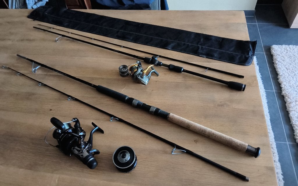 Westin.Black Cat.Shimano.Roofvis.Meerval.sets., Ophalen, Zo goed als nieuw, Vaste hengel