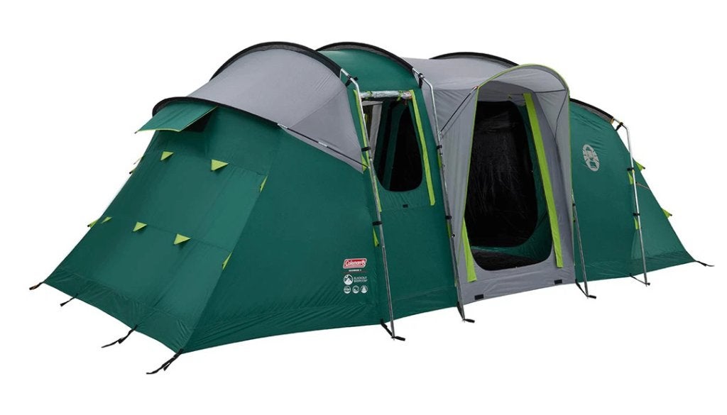 Coleman MacKenzie 6 BlackOut Vis-à-Vis tunneltent, Caravans en Kamperen, Tenten, Ophalen, Gebruikt, Tot en met 6