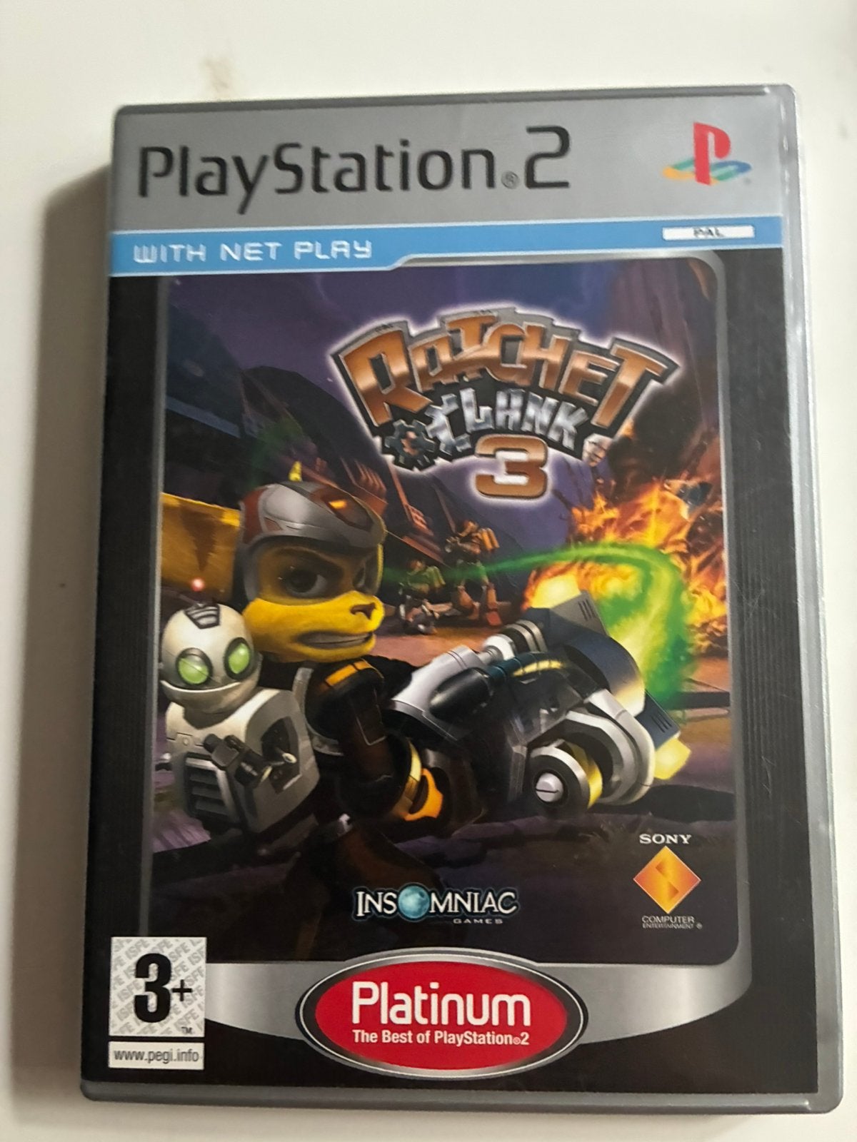 Ratchet & Clank 3 - PlayStation 2 (PS2) Platinum Edition, Enlèvement ou Envoi, Comme neuf, À partir de 3 ans