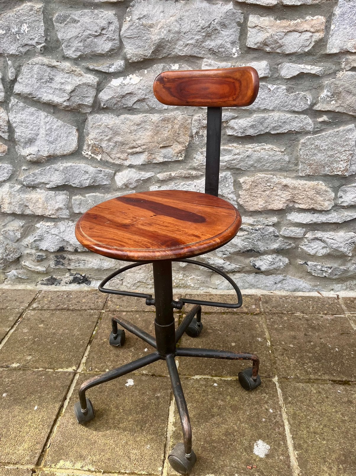Tabouret vintage, Enlèvement, Comme neuf