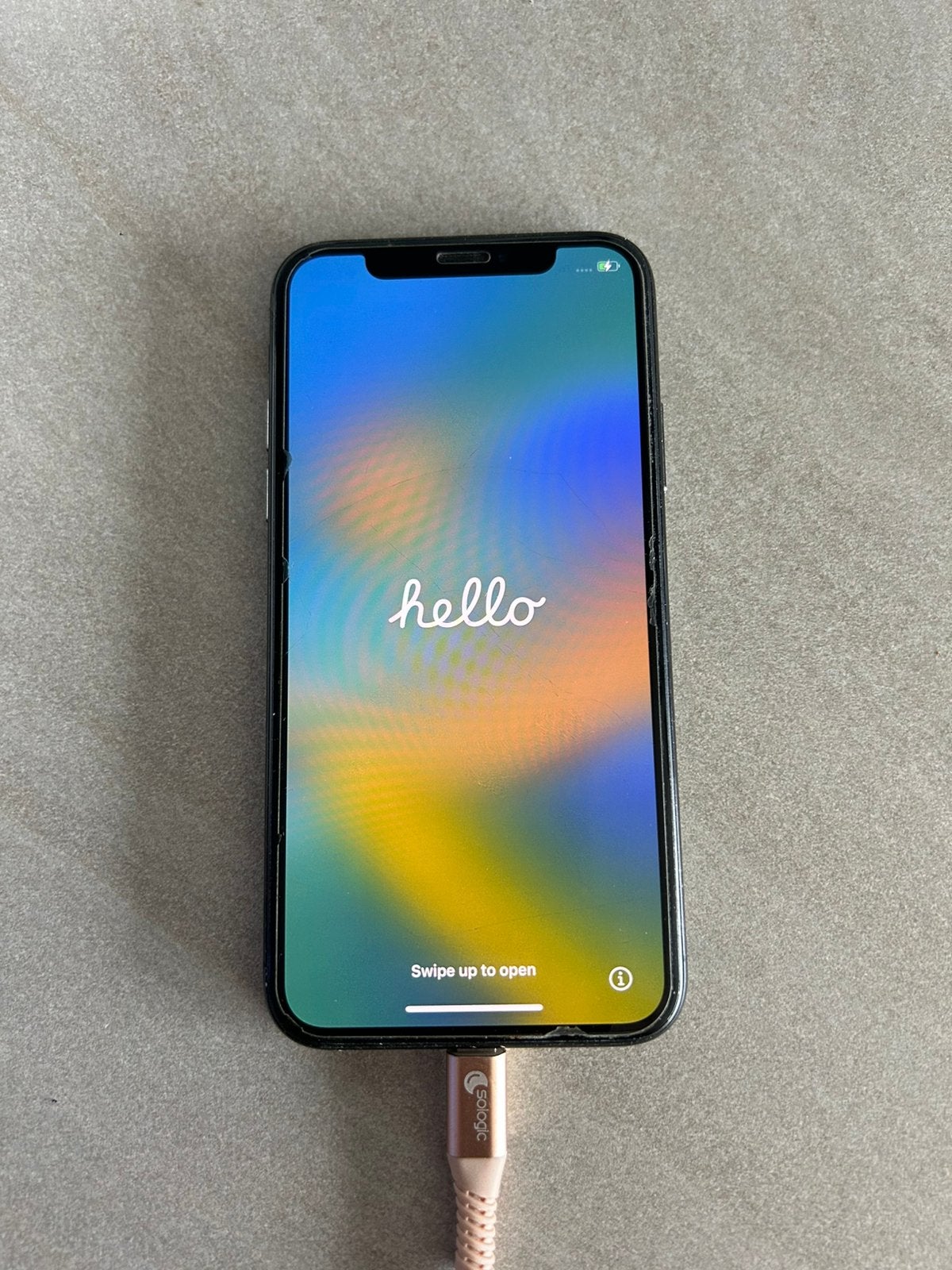 iPhone X black 256gb, Telecommunicatie, Ophalen, Gebruikt, Zwart, IPhone X