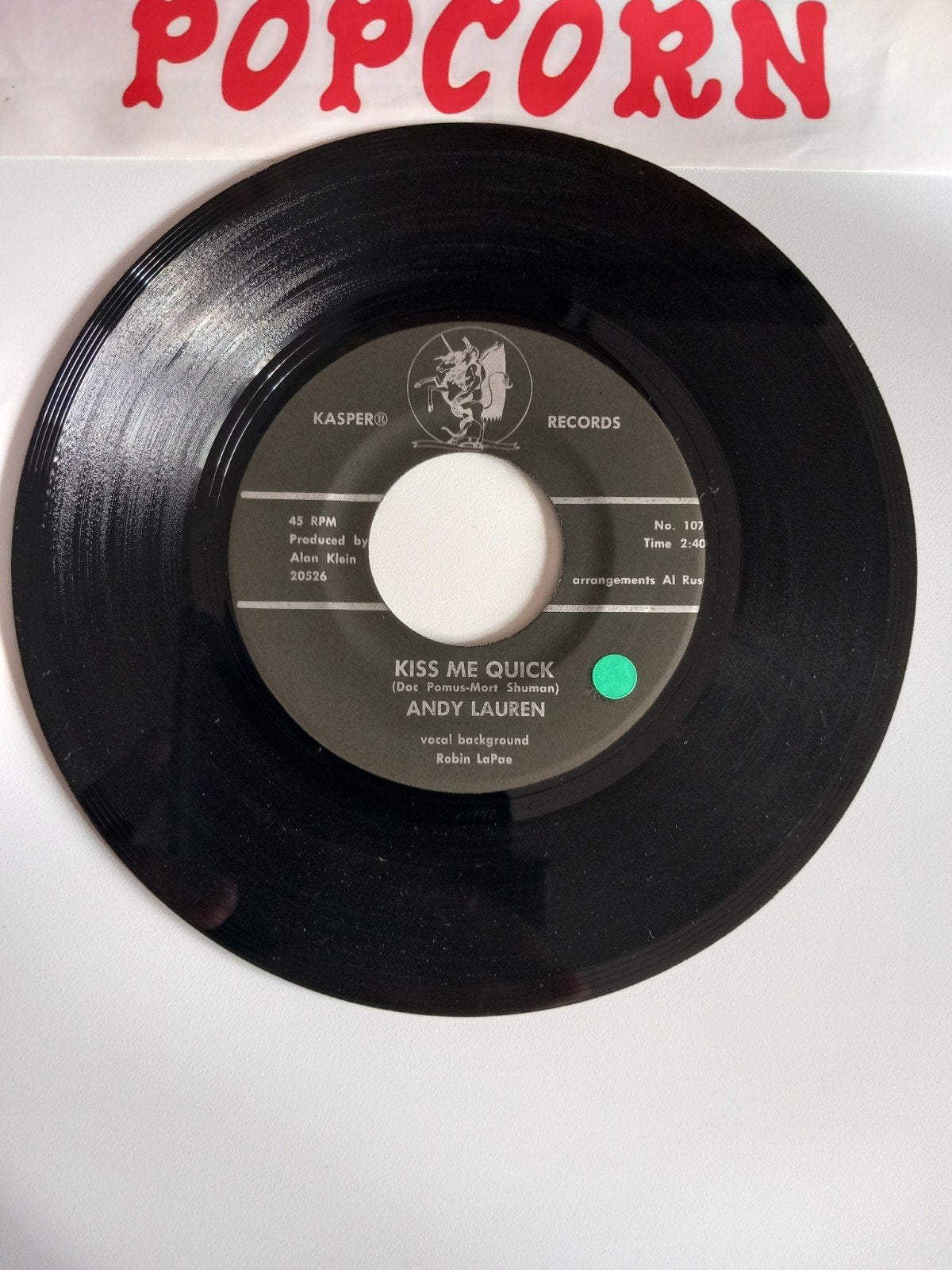 ROD LAUREN. KISS MEQUICK. (Elvis Presley) US 455T, Cd's en Dvd's, Ophalen of Verzenden