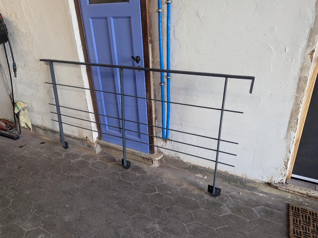 Garde corps en acier 225cm, Enlèvement, Utilisé, Autres métaux