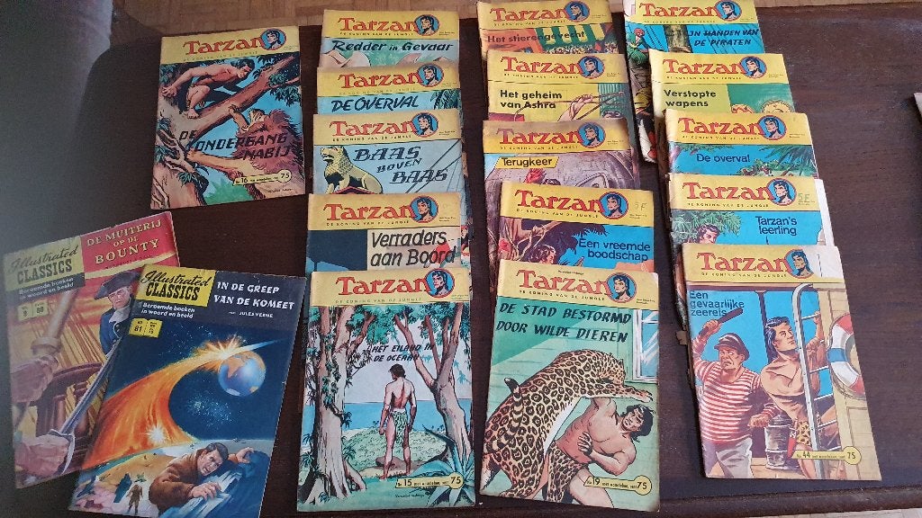 Superman, Tarzan, Falk, Kim, Hi-Yo Silver, Tibor, Buffalo B, Plusieurs comics, Enlèvement ou Envoi, Utilisé