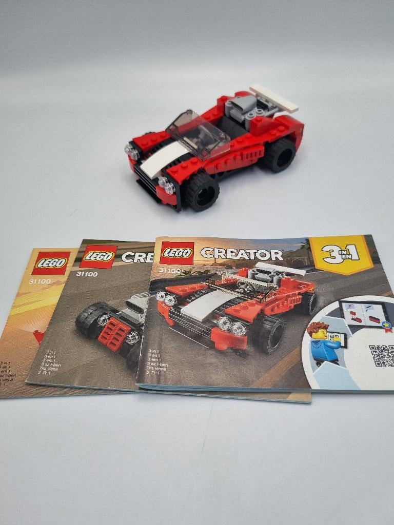 Lego Creator 31100 Sports Car, Lego, Compleet, Ophalen of Verzenden, Zo goed als nieuw