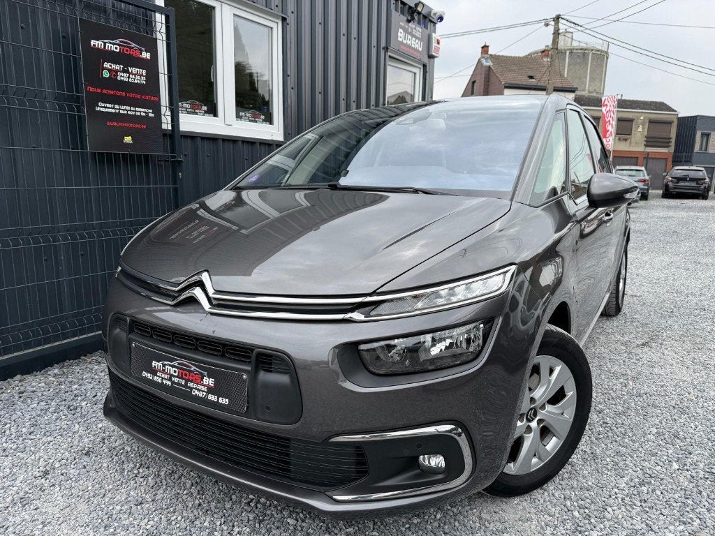 Citroen C4 Picasso 1.2i / Full Option / Entretien OK + CT OK, Autos, Citroën, Argent ou Gris, Euro 6, Entreprise, Entretenue par le concessionnaire