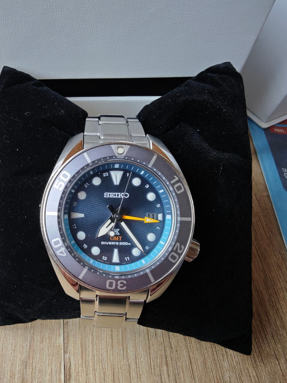 SEIKO SUMO SOLAR, Bijoux, Sacs & Beauté, Montres | Hommes, Enlèvement ou Envoi, Seiko