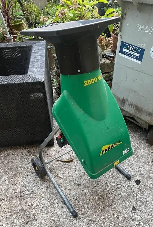 PARKSIDE 2500W versnipperaar, Tuin en Terras, Ophalen, Gebruikt, Elektrisch, Parkside
