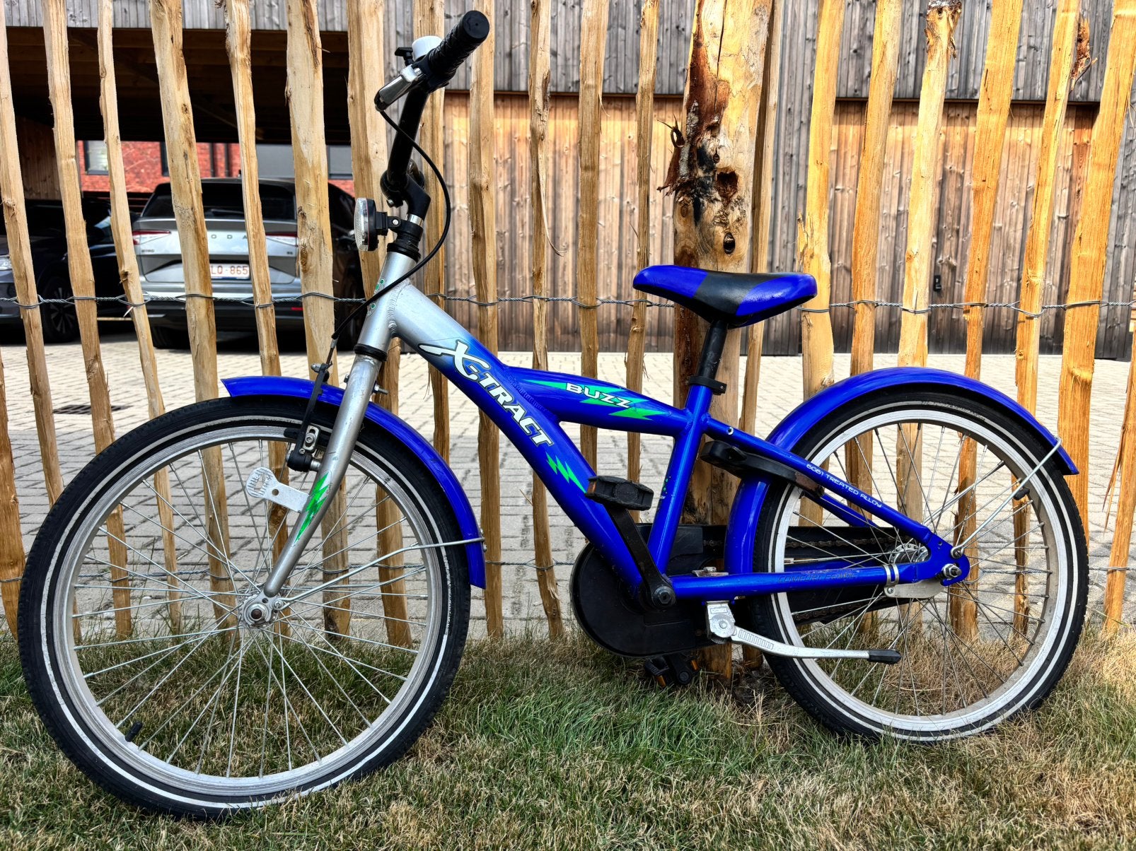 X-TRACT Buzz 18 inch jongensfiets – goede staat –, Frein à rétropédalage, 18 pouces, Enlèvement, Utilisé