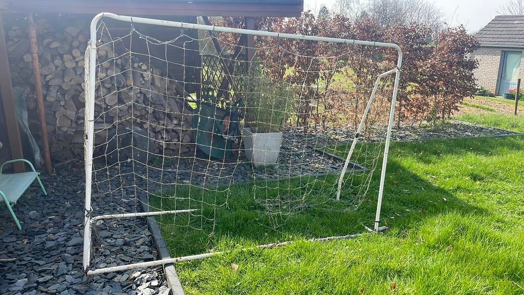 Goal démontable en acier , 1.60m/ 2m, Kinderen en Baby's, Ophalen, Gebruikt