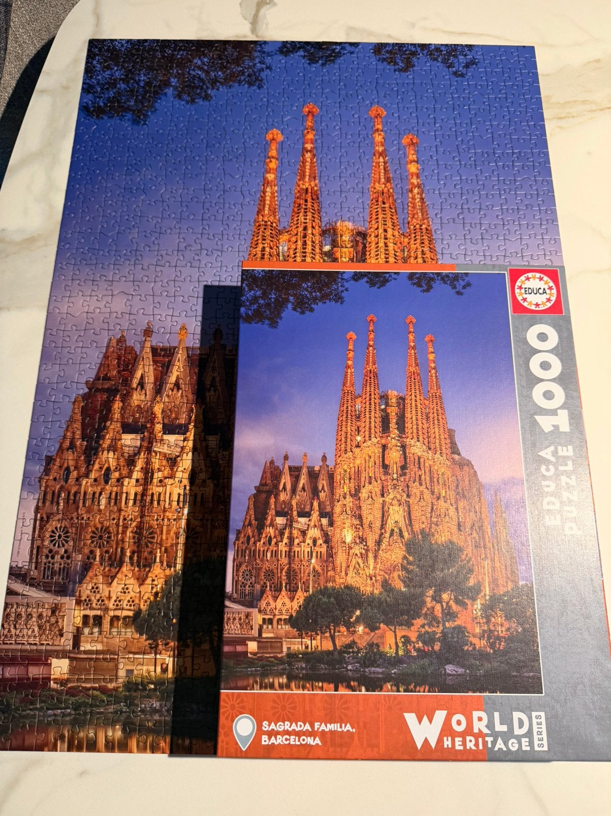 Puzzel Sagrada Familia, Ophalen of Verzenden, Zo goed als nieuw