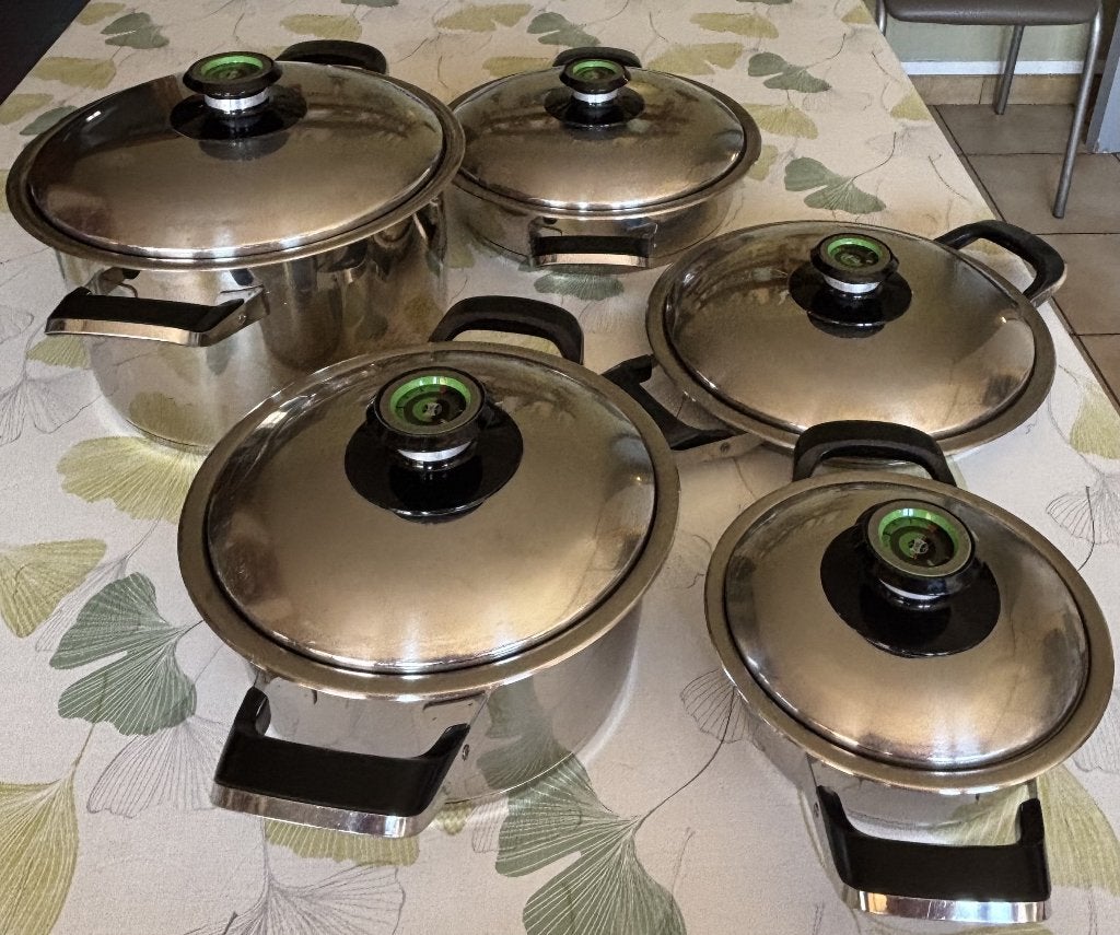 Casseroles AMC série de 5, Inox, Compatible lave-vaisselle, Enlèvement, Utilisé