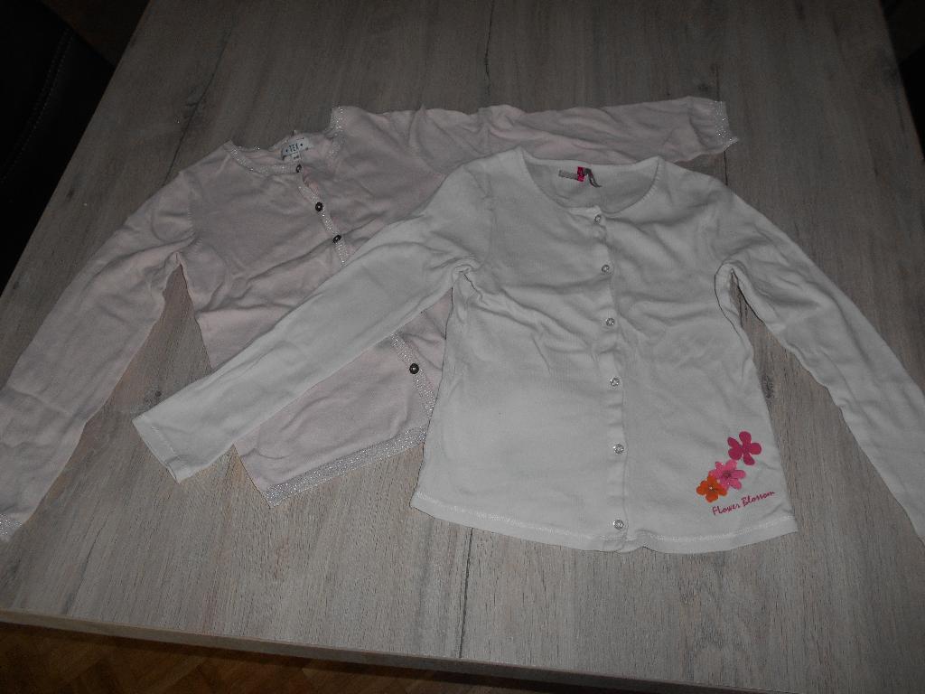 2 cardigans maat 134 - 140, Kinderen en Baby's, Kinderkleding | Maat 134, Ophalen of Verzenden, Zo goed als nieuw, Meisje, Trui of Vest