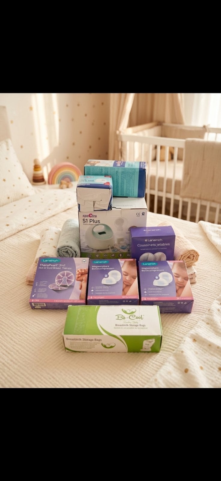 Spectra S1 Plus Electric Breast Pump, Ophalen of Verzenden, Zo goed als nieuw
