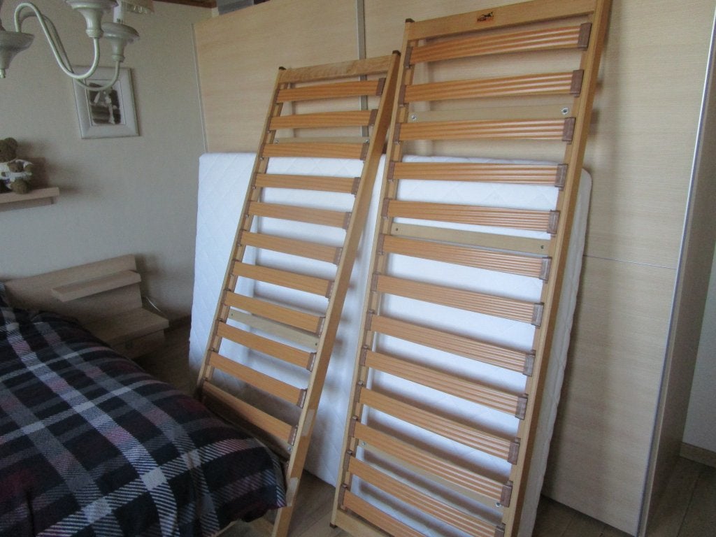 lattenbodem 2 st. van 70x200, Huis en Inrichting, Ophalen, Gebruikt, 140 cm, Bedbodem