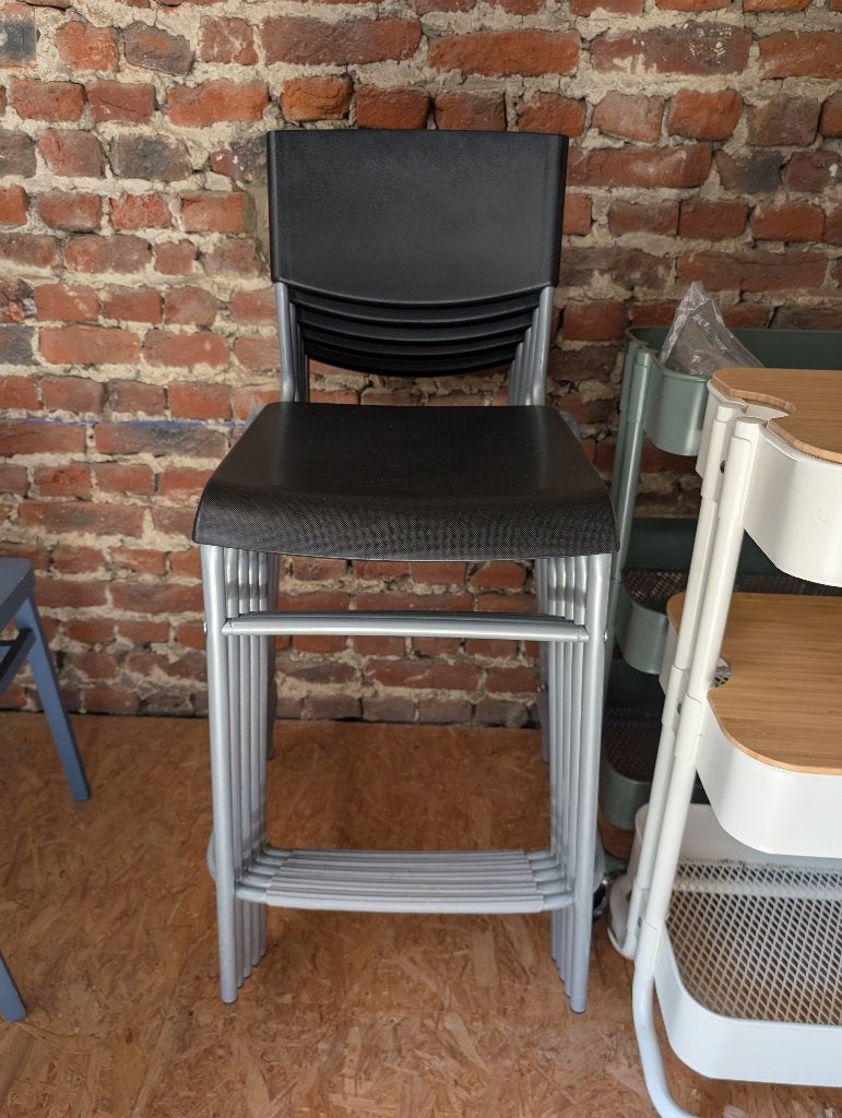 5 chaises de bar IKEA STIG, Maison & Meubles, Enlèvement, Comme neuf