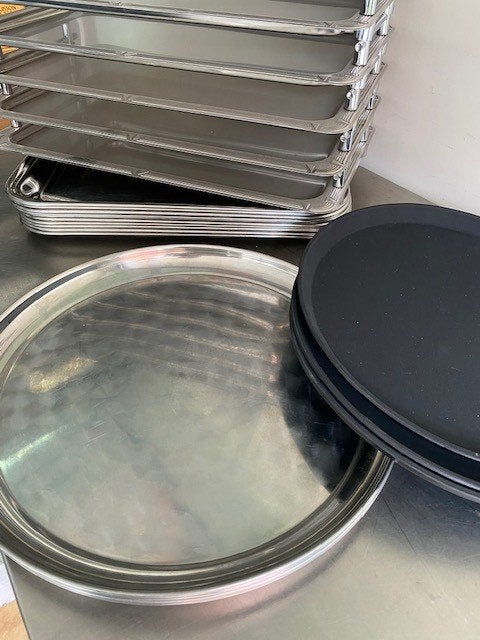 opdienschotels inox, Ophalen, Zo goed als nieuw, Inox of Chroom