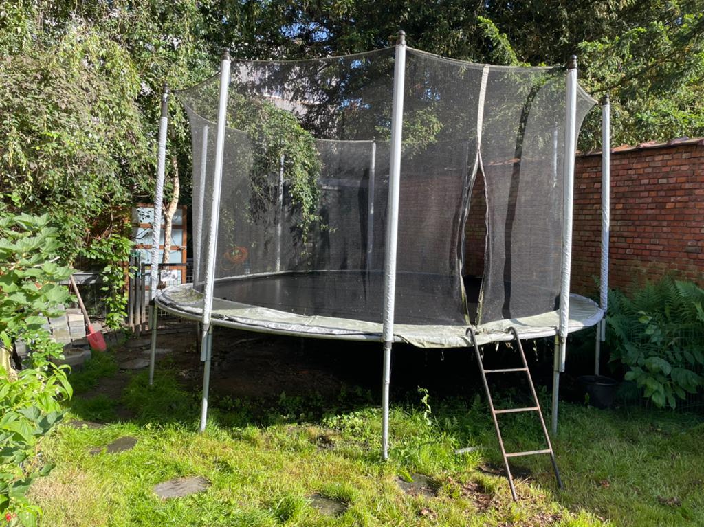 Trampoline XL 4 meter, Kinderen en Baby's, Speelgoed | Buiten | Trampolines, Ophalen, Gebruikt
