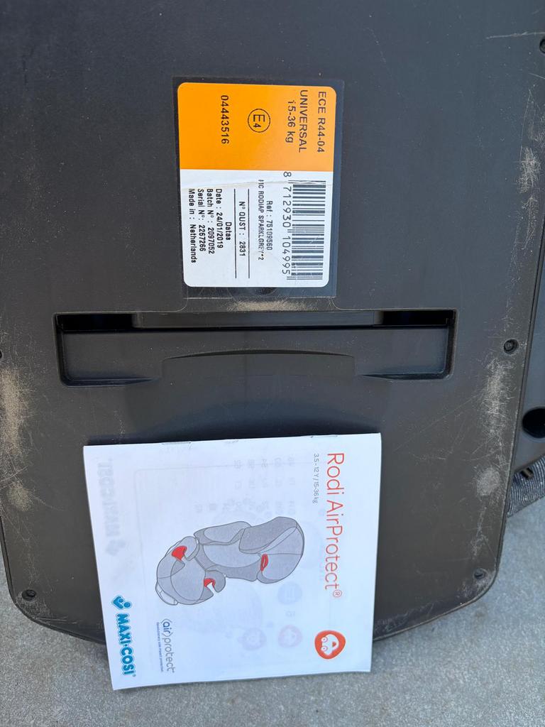 Autostoel, Ophalen, Gebruikt, Overige methoden, 15 t/m 36 kg