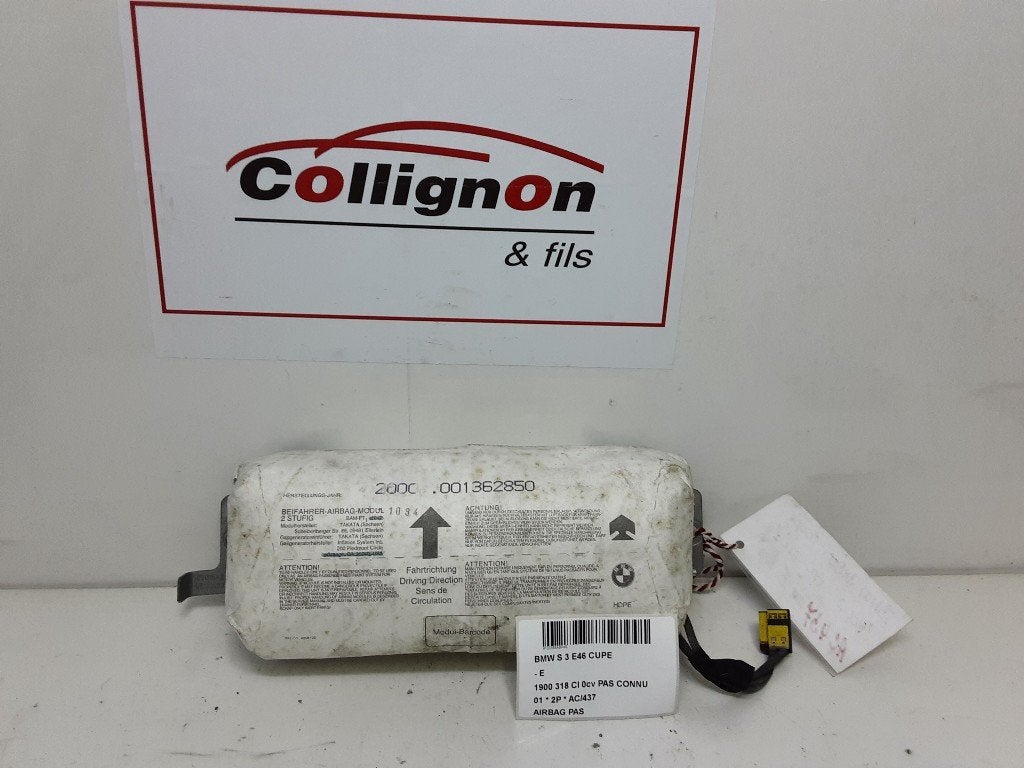AIRBAG PASSAGER BMW 3 serie (E46 / 2) (01-1998/07-2006), Utilisé, BMW