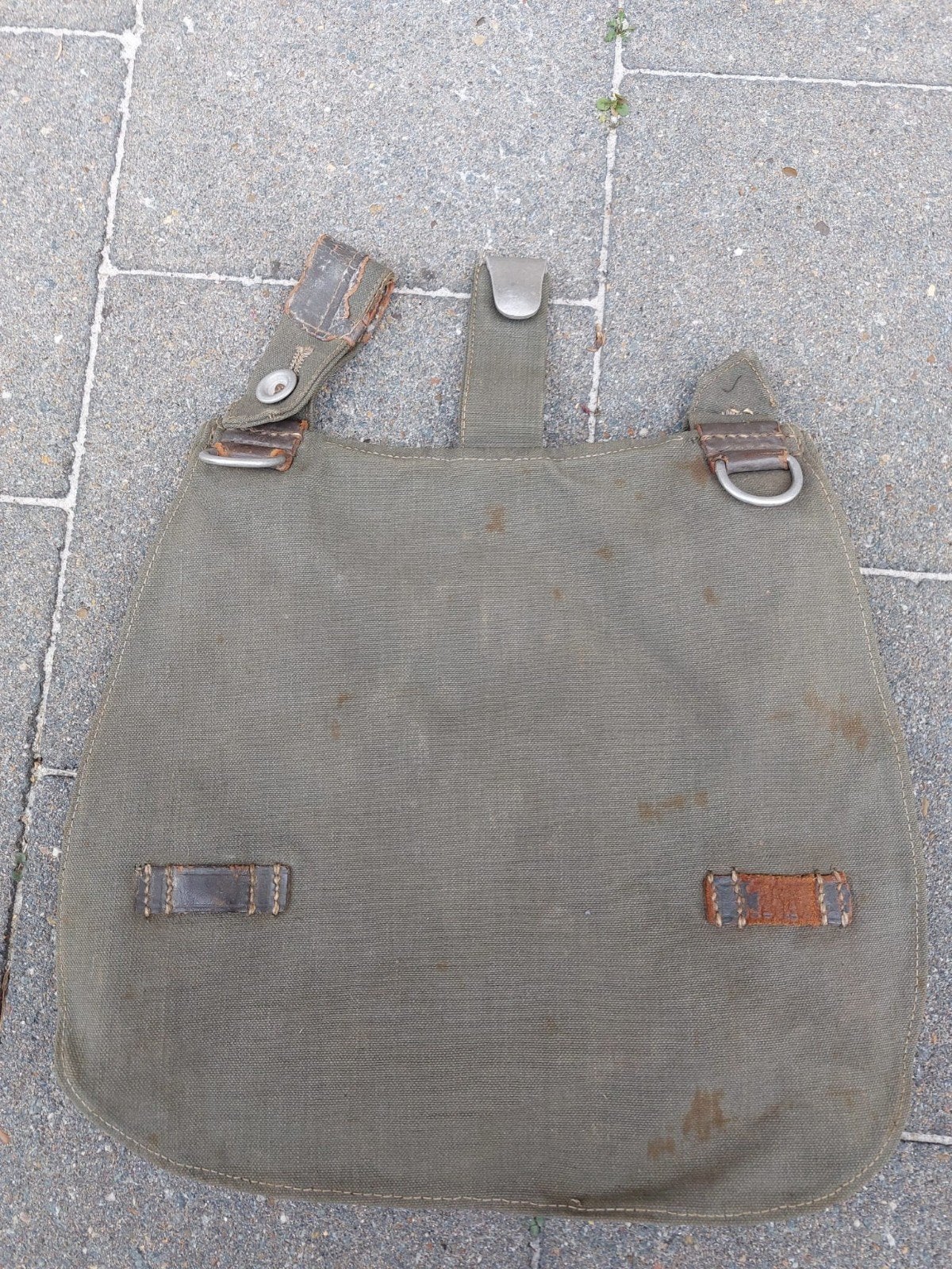 Duitse WO2 Broodzak (Brotbeutel 31) – Wehrmacht, Verzamelen, Ophalen of Verzenden, Landmacht, Kleding of Schoenen
