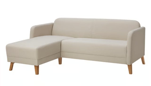 3-zitsbank met chaise longue., Maison & Meubles, Canapés | Salons, Trois personnes, Banc d'angle, 125 à 150 cm, 150 à 200 cm