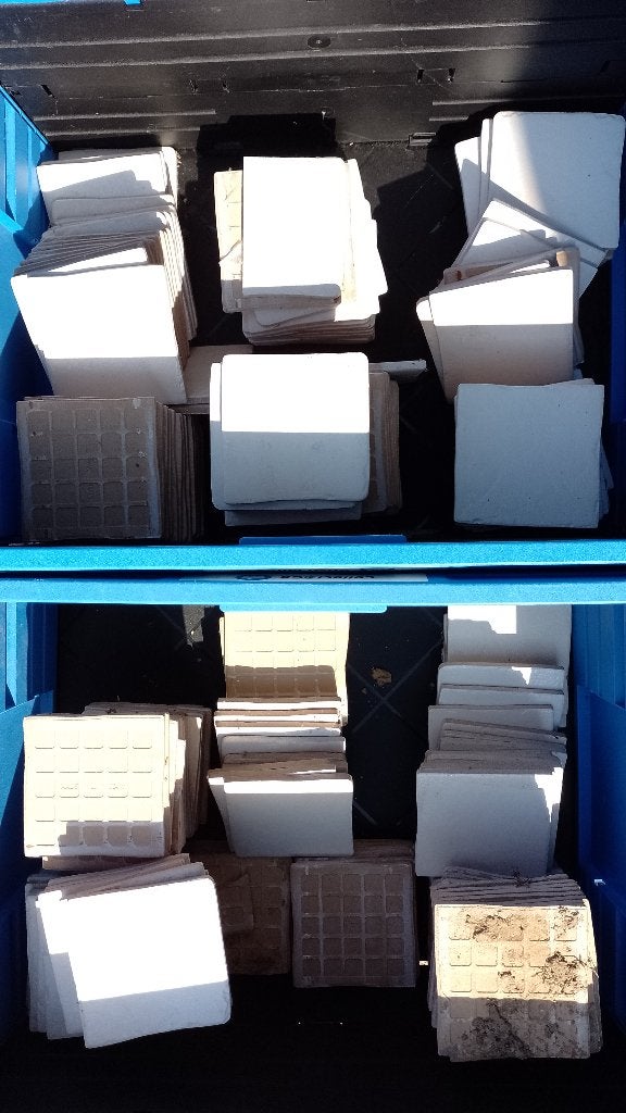 231 carreaux de carrelage 10 x 10 cm, Bricolage & Construction, Moins de 20 cm, Enlèvement, Moins de 20 cm, Moins de 5 m²