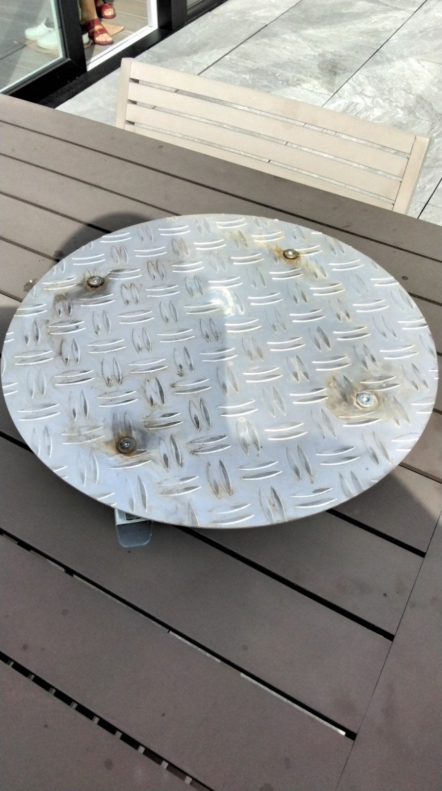 chariot sur roulettes diamètre 38 cm pour un grand pot de fl, Enlèvement