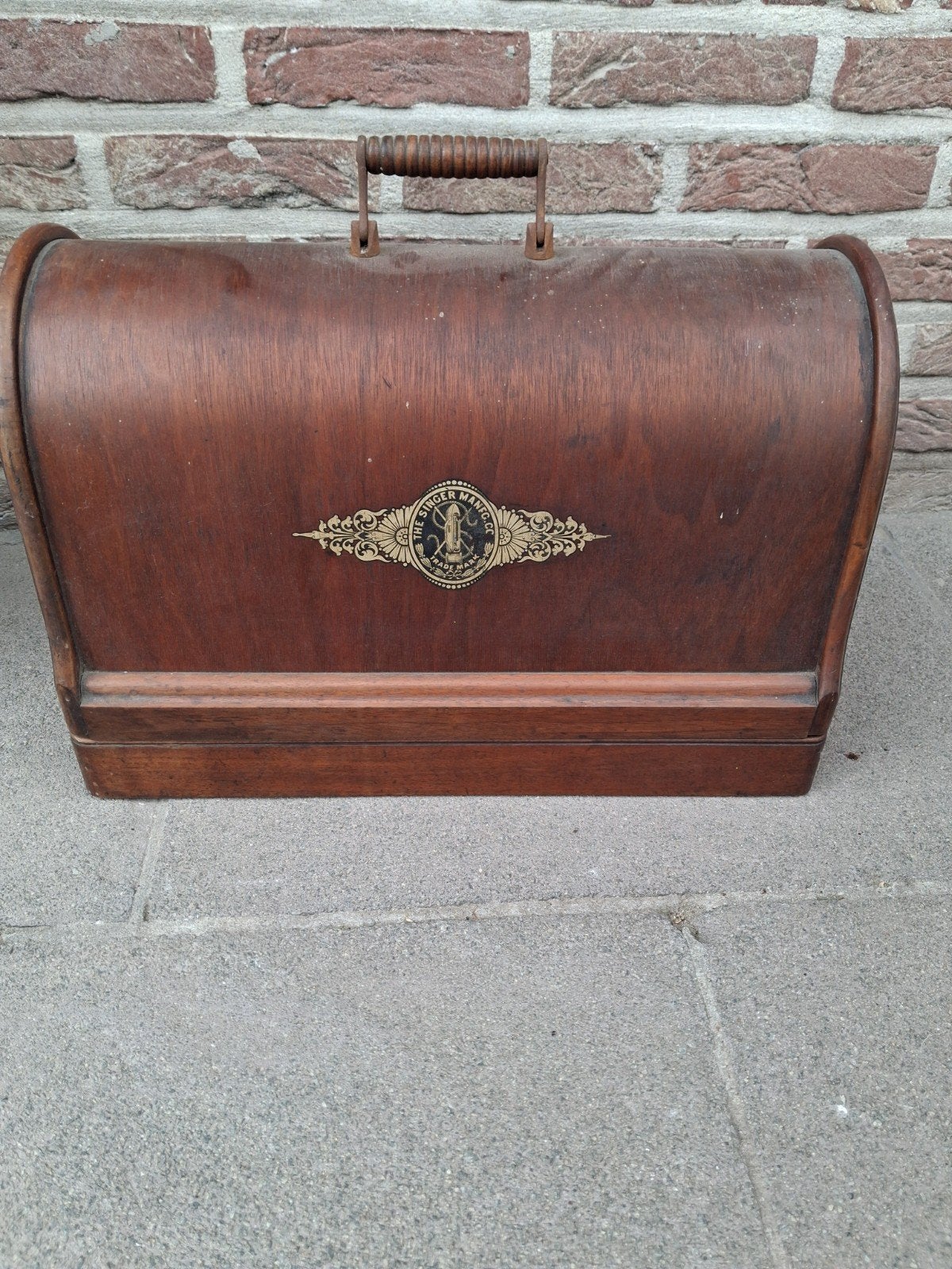 oude naaimachine, Ophalen