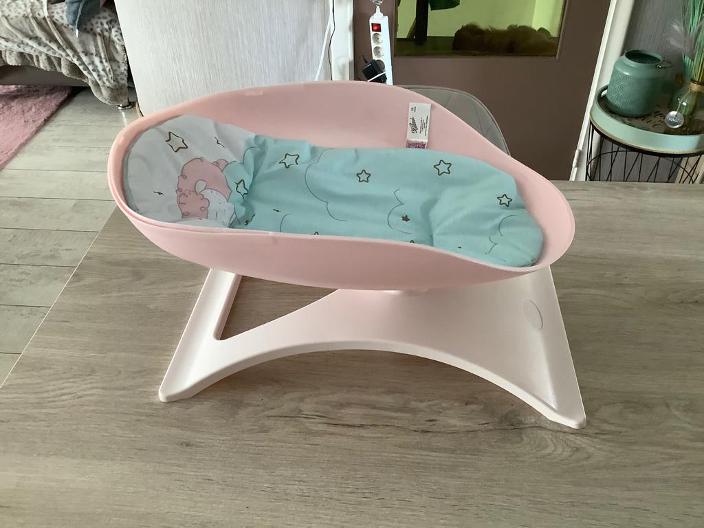Baby Pop speelgoed wiegstoel (24x45 cm), Ophalen of Verzenden, Zo goed als nieuw, Overige typen