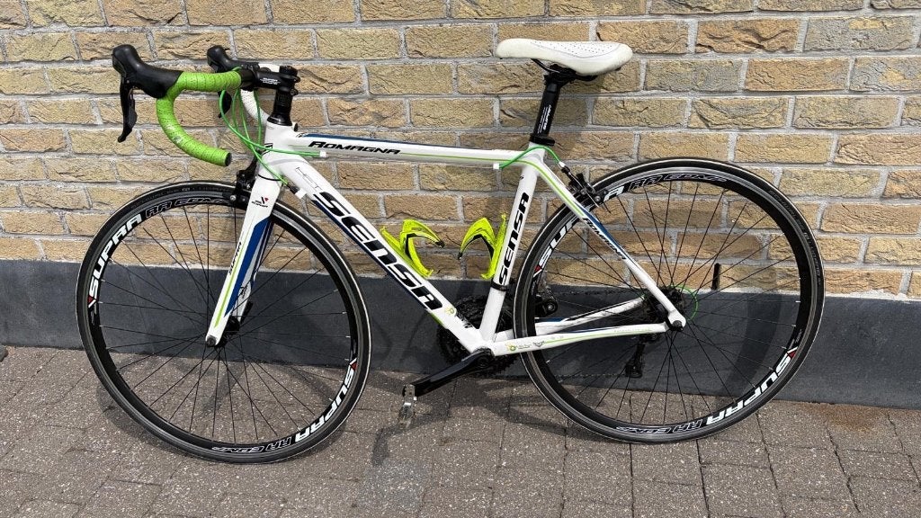 Dames koersfiets Sensa - MT 48, Fietsen en Brommers, Fietsen | Racefietsen, 28 inch, Gebruikt, Velgrem, Aluminium