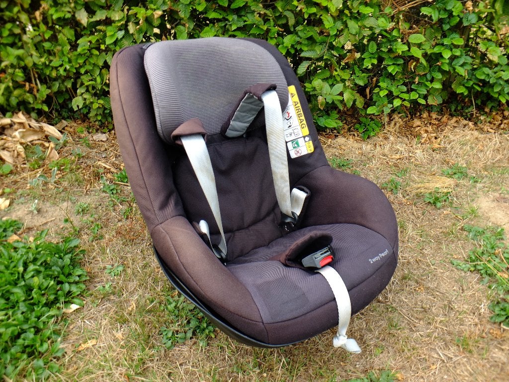 Siège auto Maxi-Cosi 2Way Pearl Black Raven, groupe 1, 0 à 18 kg, Dossier amovible, Enlèvement, Utilisé