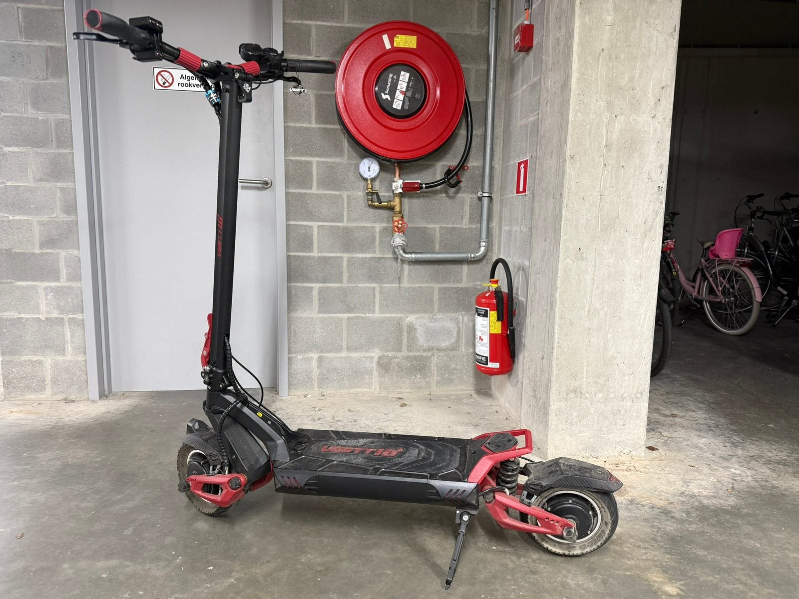 Vsett 10+ elektrische step scooter - dual motor 2800 Watt., Vélos & Vélomoteurs, Trottinettes, Step électrique (E-scooter), Enlèvement