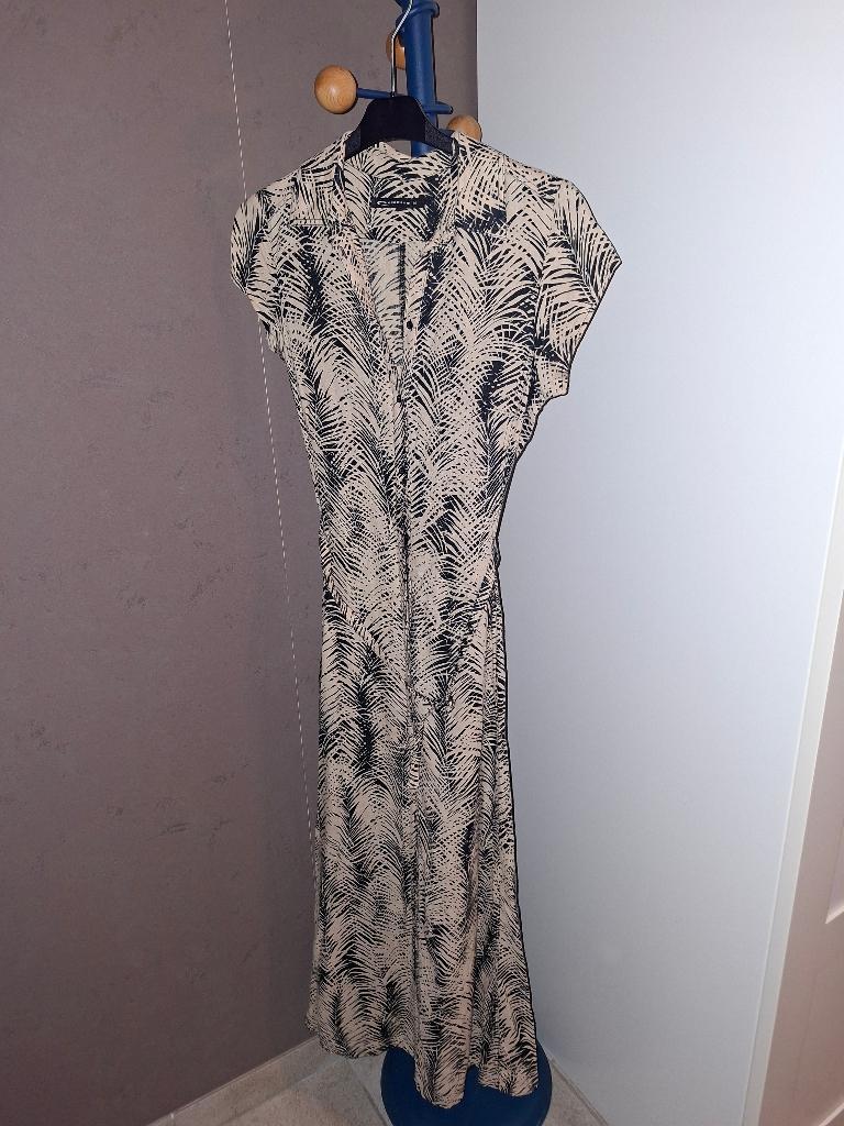 Lange linnen zomerjurk, Kleding | Dames, ANDERE, Beige, Ophalen of Verzenden, Maat 34 (XS) of kleiner