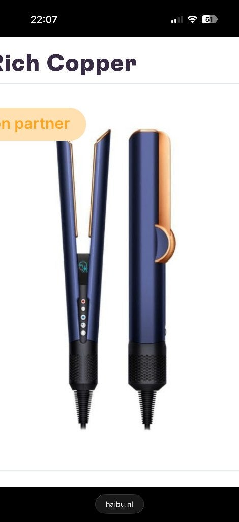 Dyson Airstrait, Handtassen en Accessoires, Ophalen, Zo goed als nieuw, Haardroger