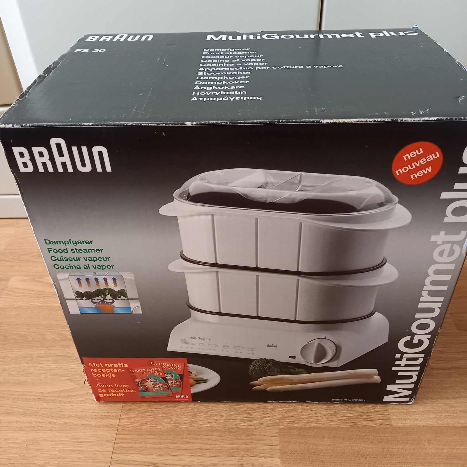 NIEUWE BRAUN STOOMKOKER/ MULTI GOURMET, Ophalen of Verzenden, Nieuw