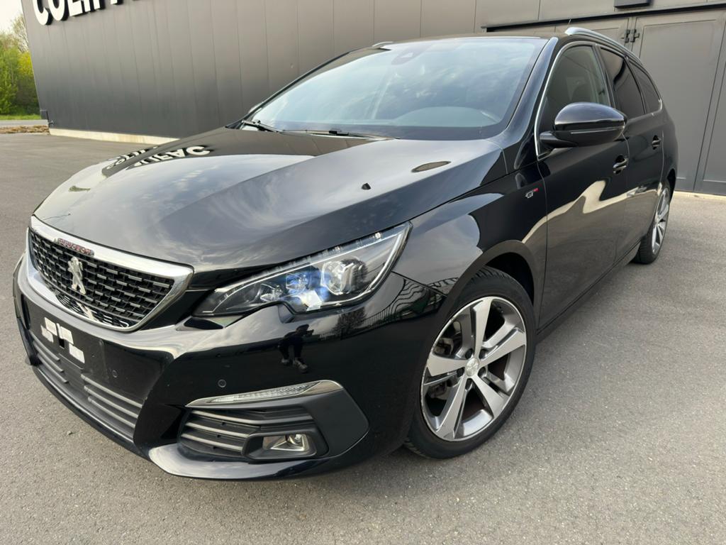 Peugeot 308 1.2 Benzine GT-Line / 2021/ 51 000km/ Btw wagen, Auto's, 1199 cc, Zwart, 96 kW, 5 deurs