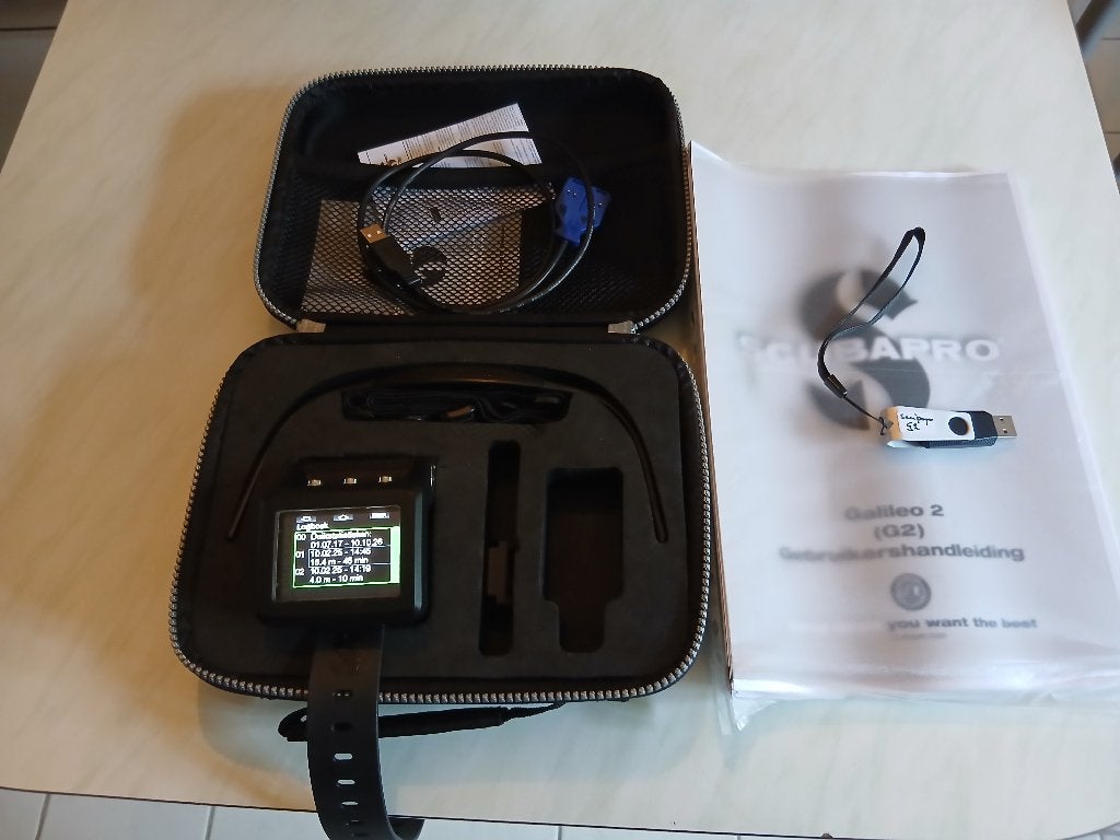 Duikcomputer scubapro Galileo G2, Sports nautiques & Bateaux, Enlèvement ou Envoi, Utilisé, Ordinateur de plongée
