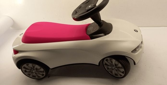 Originele BMW loopauto babyracer toy car roze Showmodel 8093, -, -, Nieuw, Ophalen of Verzenden