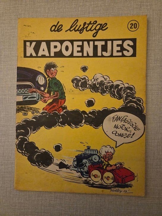 De lustige Kapoentjes, 1ste druk., Boeken, Gelezen, Hurey, Eén stripboek, Ophalen of Verzenden