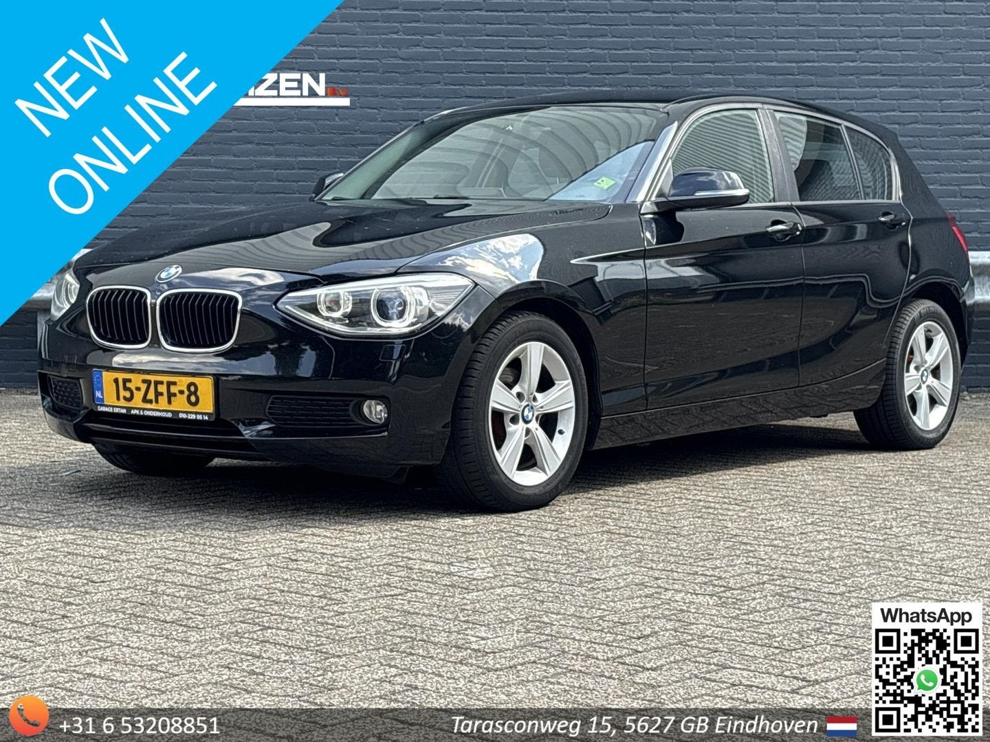 BMW 116 1-serie 116i Upgrade Edition | Dakota Leder | Airco, Auto's, BMW, 1 Reeks, Zwart, Bedrijf, Cruise Control