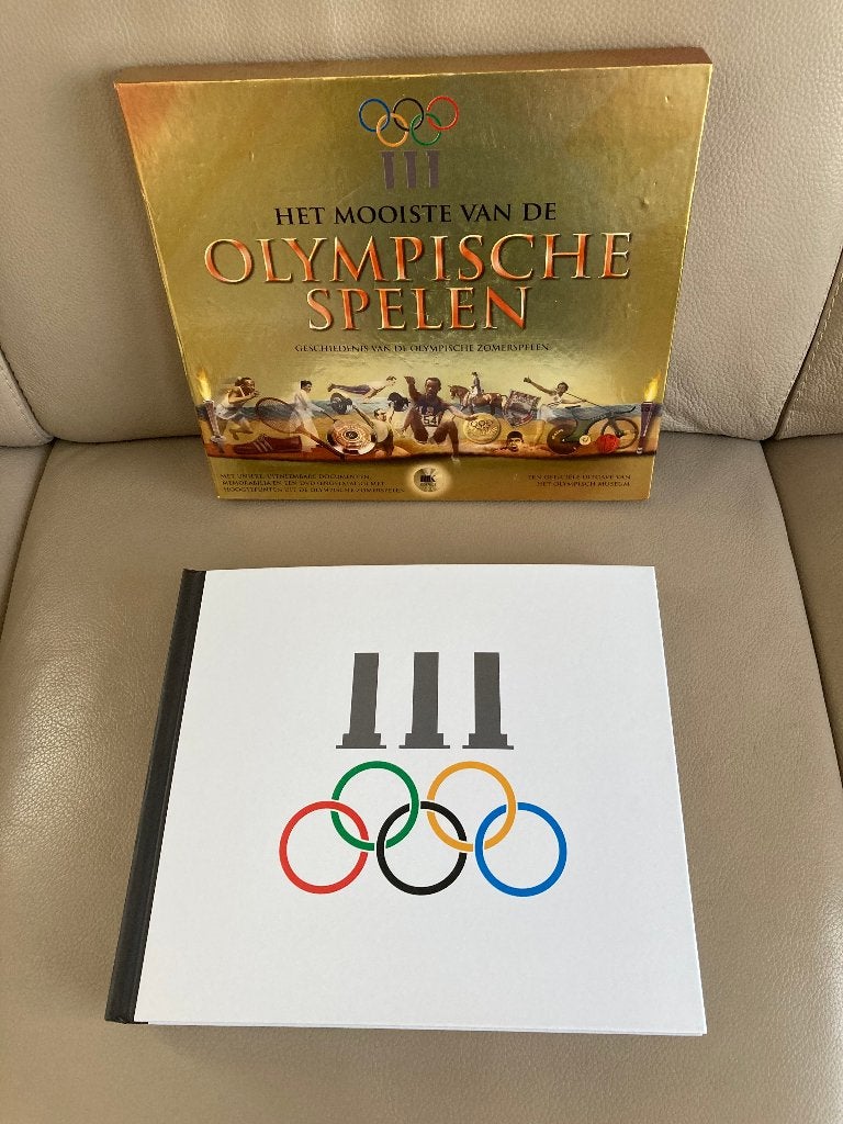 Boek in box 'Het mooiste van de Olympische Spelen', Ophalen of Verzenden, Zo goed als nieuw