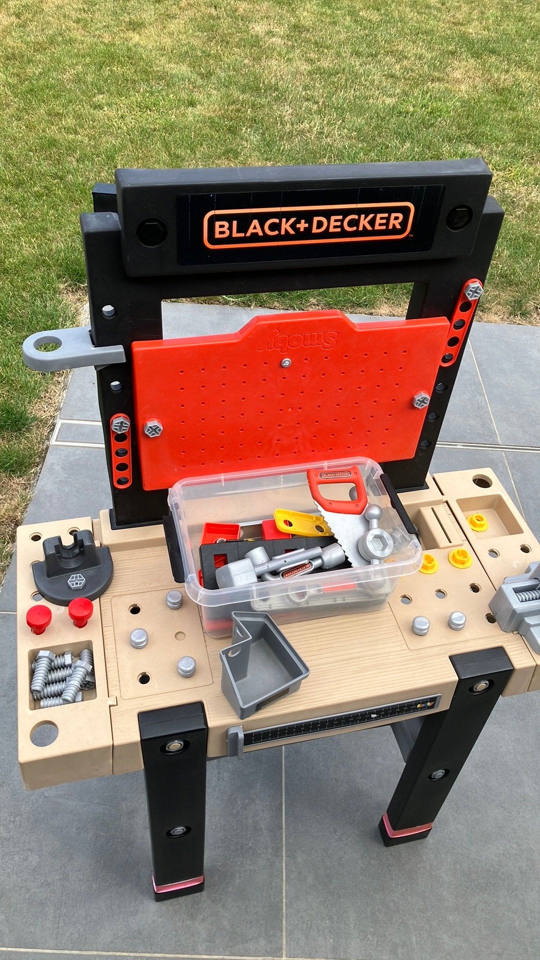 Smoby black decker speeltafel, Ophalen, Zo goed als nieuw