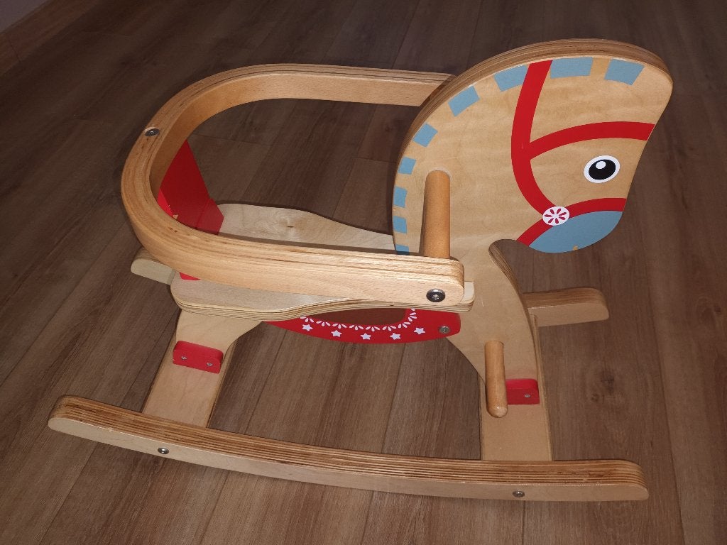 Cheval à bascule en bois, Enlèvement ou Envoi, Utilisé