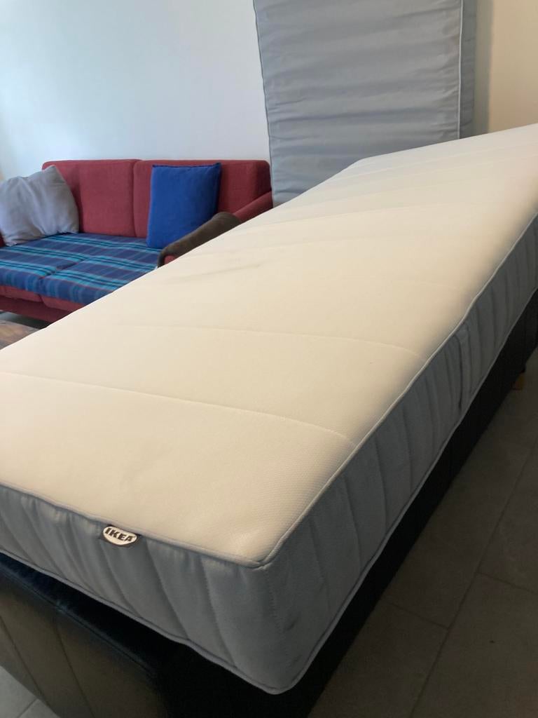 Matelas IKEA (2) 90 x 200, Maison & Meubles, 90 cm, Enlèvement, 200 cm, Bleu